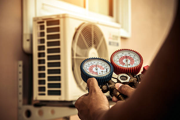 Professional Furnace Repair technician working in Mathis, TX